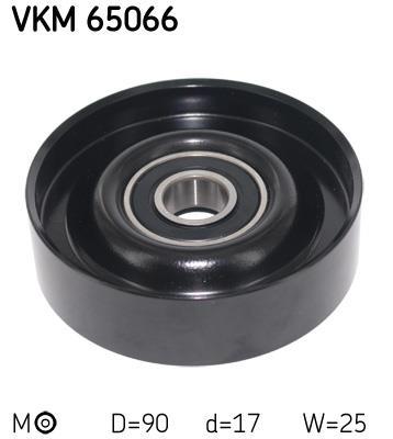 Polea tensora, correa auxiliar servicios SKF ref. VKM 65066